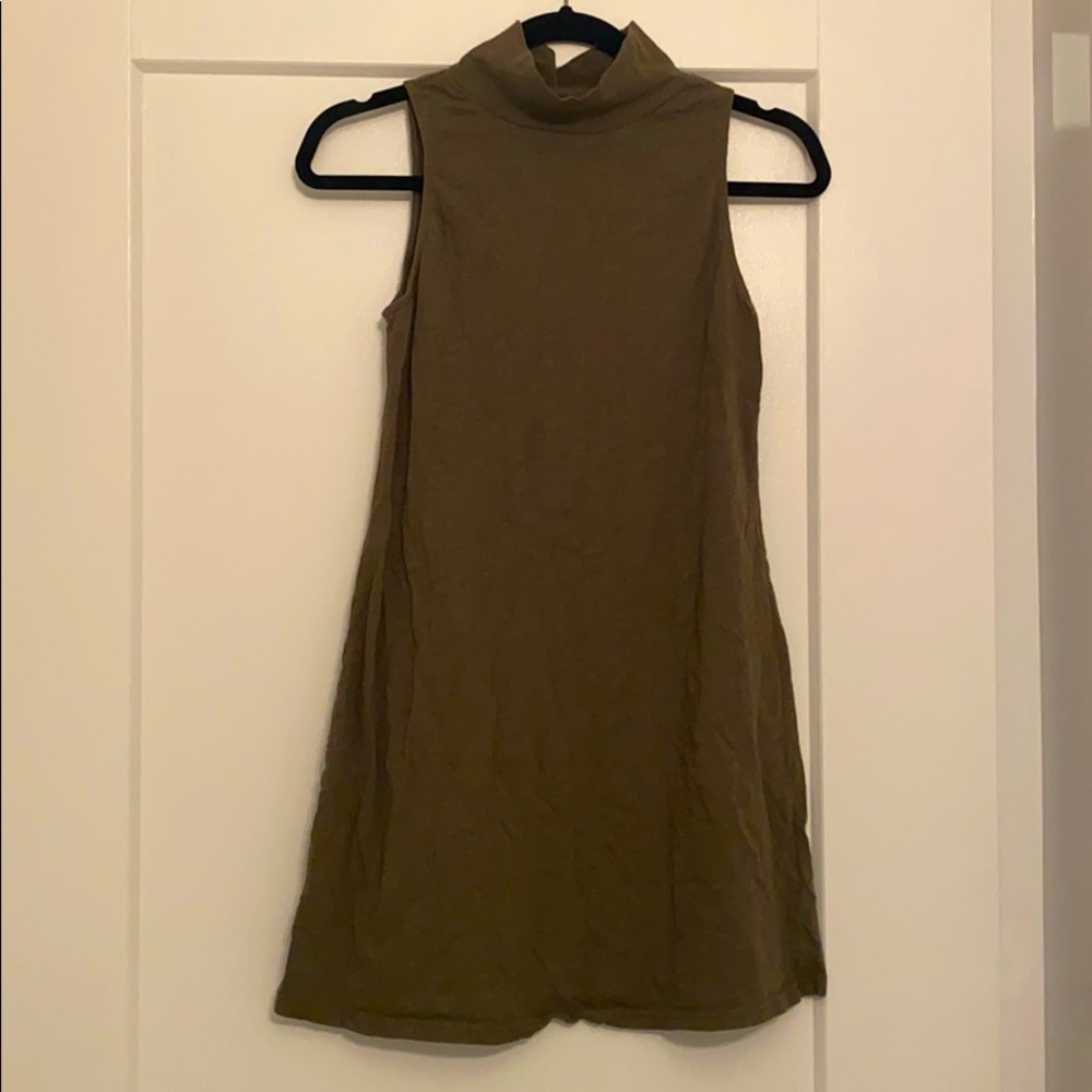 Turtleneck tank dress